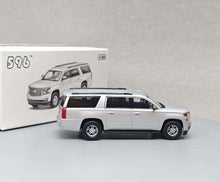 Load image into Gallery viewer, 1:64 596 Silver Suburban Full Sized SUV Model Diecast Metal Car New Collection
