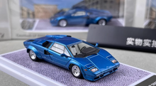 Load image into Gallery viewer, FY 1:64 Blue Countach LP5000 S Racing Sports Model Diecast Metal Car New Collection
