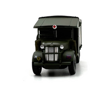 Load image into Gallery viewer, 1:76 Military Army Green K2 Ambulance Truck Vintage Model Diecast Metal Car
