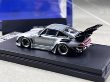 Load image into Gallery viewer, SW 1:64 Silver Varnish RWB 993 Spoiler Sports Model Diecast Metal Car BN
