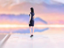Load image into Gallery viewer, 1:64 Painted Figure Model Miniature Resin Diorama Sand Lady Office Suit Girl Toy
