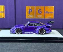 Load image into Gallery viewer, PGM 1:64 Purple RWB 993 Sports Open Model Diecast Metal Car New Collection
