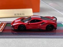 Load image into Gallery viewer, U2 1:64 Red New Novitec 488 Pista Racing Sports Model Diecast Resin Car New Collection
