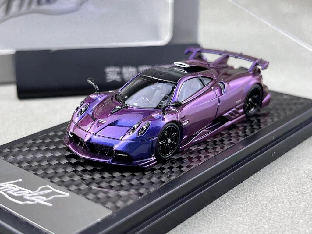LCD 1:64 Purple Imola Super Racing Sports Model Diecast Metal Car New Collection