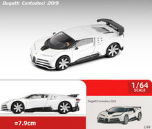 Load image into Gallery viewer, JKM 1:64 Bugatti Centodieci 2019 CH110 Racing Sports Model Toy Metal Car NIP
