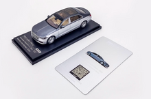 Load image into Gallery viewer, ARBox 1:64 Silver 2021 S680 Maybach Luxury Sedan Model Diecast Metal Car New
