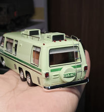 Load image into Gallery viewer, MK 1:64 Green HEC GMC Motor Home Road Trip RV Van Model Diecast Resin Car New Collection
