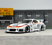 Load image into Gallery viewer, Inno 1:64 White RX7 FD3S LB-SUPER SILHOUETTE Sport Model Diecast Metal Car New Collection
