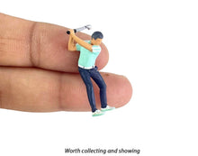 Load image into Gallery viewer, 1:64 Painted Figure Model Miniature Resin Diorama Sand Sports Goft Couple Set New
