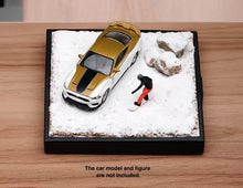 Load image into Gallery viewer, 1:64 Painted Car Model Base Miniature Diorama Toy Road Sand Scenario Snowfield
