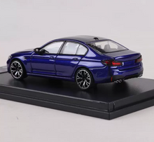 Load image into Gallery viewer, MJ 1:64 Blue M5 F90 Luxury Sedan Sports Model Diecast Metal Car New Collection
