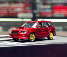Load image into Gallery viewer, Fiberrun 1:64 HEC Red Forester SG9 STI SUV Sports Model Diecast Metal Car New Collection
