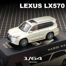 Load image into Gallery viewer, Masdi 1:64 Gold LX570 Luxury ORV SUV Sports Model Diecast Metal Car New Collection

