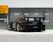Load image into Gallery viewer, Inno 1:64 Black RX7 FD3S LB-SUPER SILHOUETTE Sport Model Diecast Metal Car New Collection
