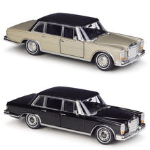 Load image into Gallery viewer, WELLY 1:24 1963 Benz 600 Sedan Classic Vintage Model Diecast Metal Car New
