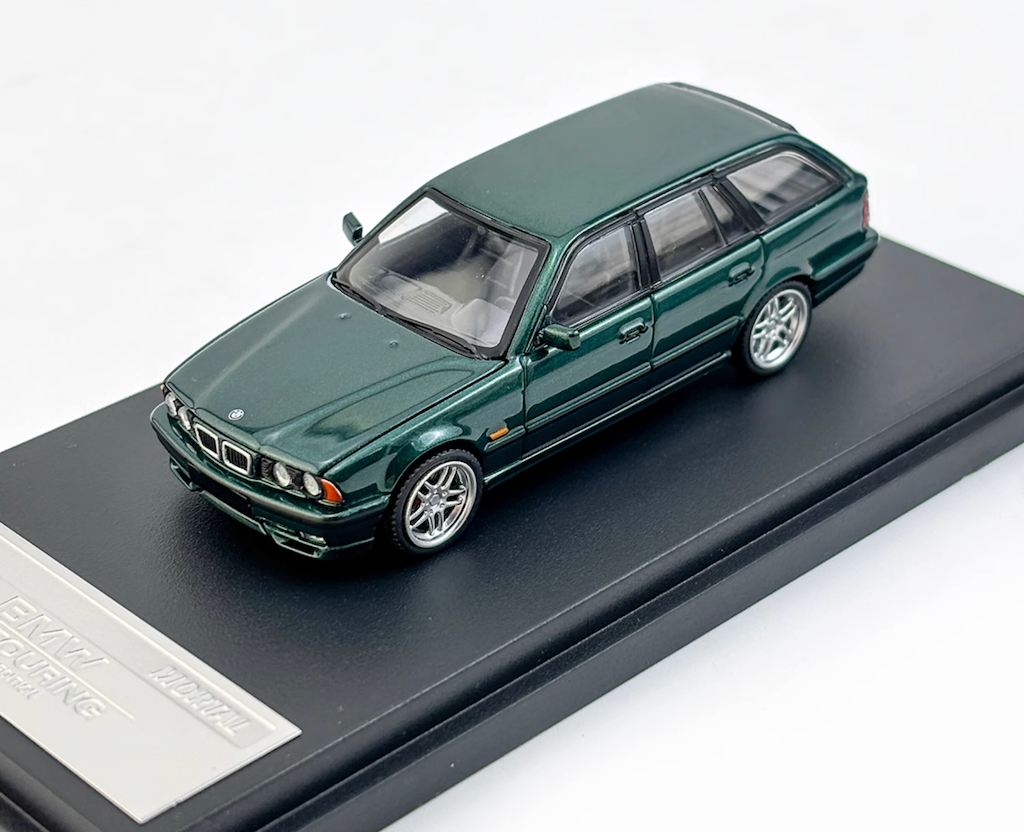 Mortal 1:64 Green E34 Touring Wagon Sports Model Diecast Metal Car New Collection