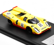 Load image into Gallery viewer, FY 1:64 Yellow 917K #18 Racing Sports Model Diecast Metal Car New Collection
