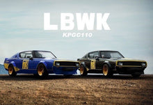 Load image into Gallery viewer, TM 1:64 JDM GTR KPGC110 LBWK #73 Figure Sport Model Diecast Metal Car New
