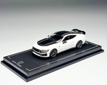 Load image into Gallery viewer, CM 1:64 White Mustang Dark Horse Coupe Sports Model Diecast Metal Car New Collection
