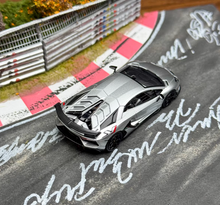 Load image into Gallery viewer, HH 1:64 Silver Aventador SVJ LP770-4 Racing Sports Model Diecast Metal Car New Collection
