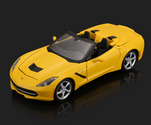 Load image into Gallery viewer, Maisto 1:24 Yellow 2014 Corvette Stingray Sports Model Diecast Metal Car New Collection
