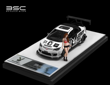Load image into Gallery viewer, BSC 1:64 JDM Civic Type R FD2 Playboy Figure Sport Model Diecast Metal Car New Collection
