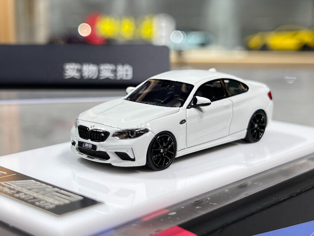 BZMW 1:64 White M2 Competition Coupe Sports Model Diecast Resin Car New Collection