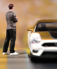 Load image into Gallery viewer, 1:64 Painted Figure Model Miniature Resin Diorama Sand Racer Standing Man Toy New Collection
