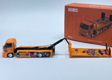 Load image into Gallery viewer, CC 1:64 Orange H300 Tow Flatbed Trailer Truck Model Diecast Metal Car New Collection
