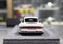 Load image into Gallery viewer, DPM 1:64 White 959 Classic Racing Sports Model Diecast Resin Car New Collection
