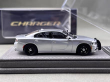 Load image into Gallery viewer, Elite 1:64 Silver Police Charger SRT Sedan Sports Model Diecast Metal Car New Collection

