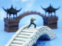 Load image into Gallery viewer, 1:64 Painted Figure Model Miniature Resin Diorama Sand Tai Chi Sport Exercise

