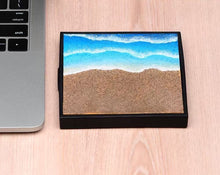 Load image into Gallery viewer, 1:64 Painted Car Model Base Miniature Diorama Road Sand Scenario Seaside Beach
