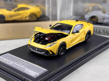 Load image into Gallery viewer, LT 1:64 Yellow 812 Novitec N-Largo Racing Sports Model Diecast Metal Car New Collection
