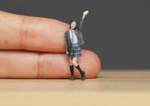 Load image into Gallery viewer, 1:64 Painted Figure Model Miniature Resin Diorama Sand CheerLeading Girl Uniform
