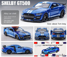Load image into Gallery viewer, Bburago 1:64 Blue 2020 Ford Shelby GT500 Racing Sports Model Toy Diecast Metal Car
