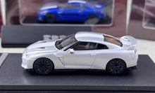Load image into Gallery viewer, MH 1:64 Silver 50th Skyline GTR R35 Racing Sports Model Diecast Metal Car New Collection
