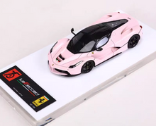 Load image into Gallery viewer, DMH 1:64 Pink Laferrari Aperta Super Racing Sports Model Diecast Resin Car New Collection

