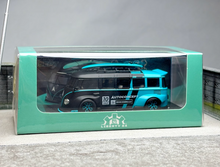Load image into Gallery viewer, Liberty 1:64 Black Blue VW T1 Kombi Van Camper Sports Model Diecast Metal Car
