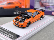 Load image into Gallery viewer, FH 1:64 Orange Skyline GTR R32 Top Secret Sports Model Diecast Metal Car New Collection
