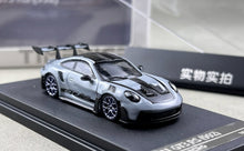Load image into Gallery viewer, TM 1:64 Gray 911 992 GT3 RS Sports Model Diecast Metal Car New Collection

