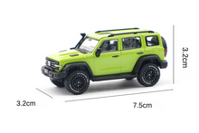 Load image into Gallery viewer, XCARTOYS 1:64 Green Tank300 SUV Off Road Vehicle Ranger Model Toy Metal Car
