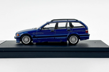 Load image into Gallery viewer, Mortal 1:64 Blue Alpina B8 E36 Wagon Sports Model Diecast Metal Car New Collection
