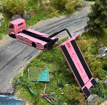 Load image into Gallery viewer, CC 1:64 Pink H300 #23 Custom Tow Flatbed Truck Model Diecast Metal Car New Collection
