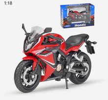Load image into Gallery viewer, WELLY 1:18 2018 CBR 650F Racing Sports Model Toy Diecast Metal Motorcycle
