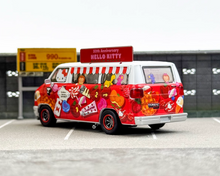Load image into Gallery viewer, Tarmac 1:64 Kitty Dodge Van Food Truck Sports Model Diecast Metal Car New Collection
