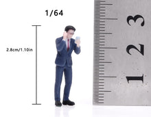 Load image into Gallery viewer, 1:64 Painted Figure Model Miniature Resin Sand Diorama Office Colleague in Suit
