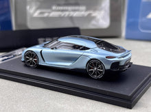 Load image into Gallery viewer, BSC 1:64 Ice Blue Gemera Coupe Sports Model Diecast Metal Car BN
