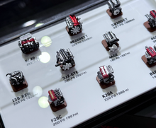 Load image into Gallery viewer, 1:64 JDM EJ20 RB26 SR20 2JZ 4AGE 4G63T F20C K20A B16B Engine Model Resin Car
