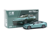 Load image into Gallery viewer, XCARTOYS 1:64 Green Xpeng P7i EV Sports Model Diecast Metal Car New Collection
